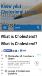 Mobile Screenshot of cholesterol-chart.com